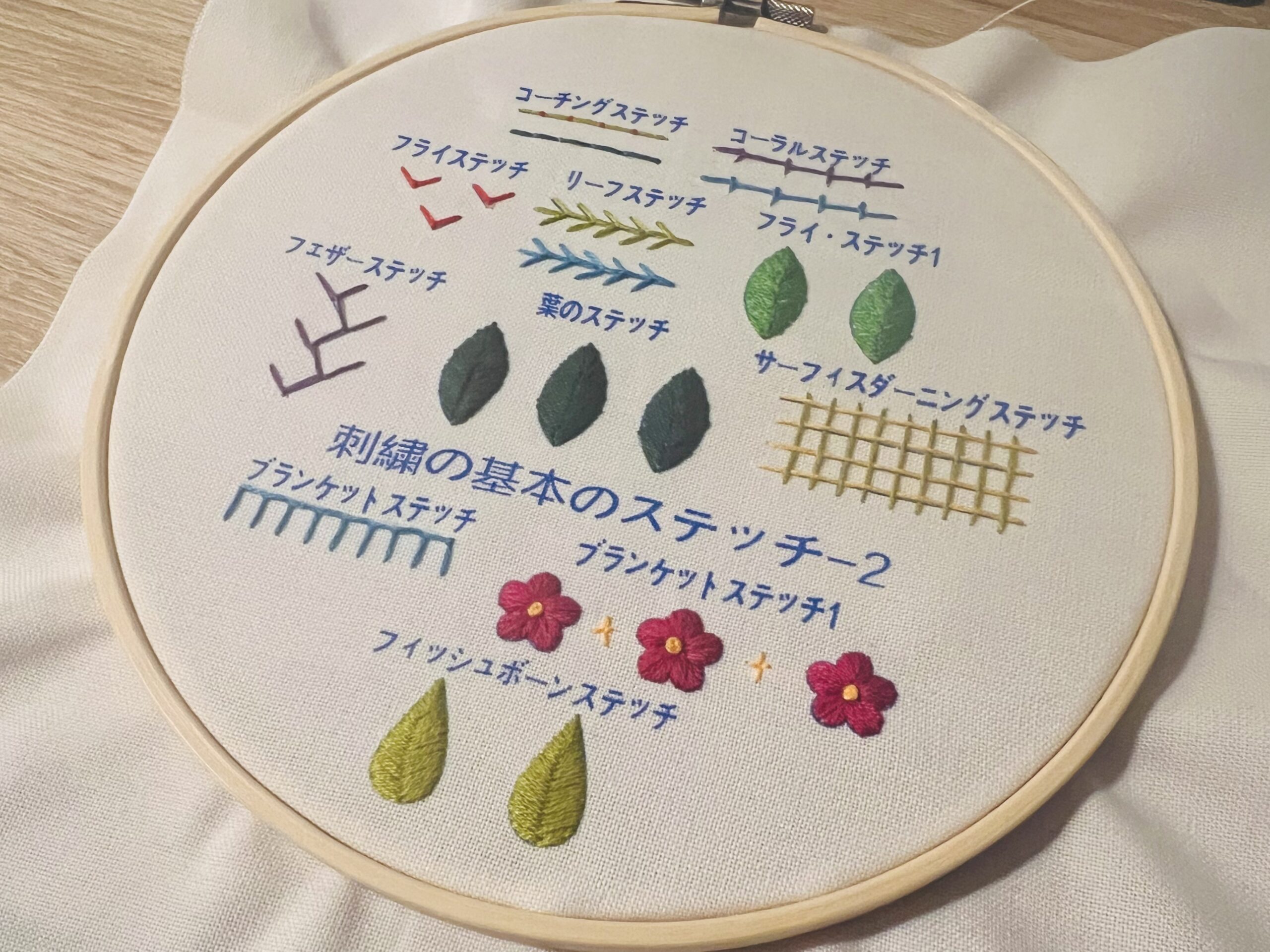 刺繡の基本ステッチ-2